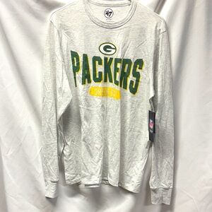 NFL Packers NWT 47 Gray Long Sleeve Shirt